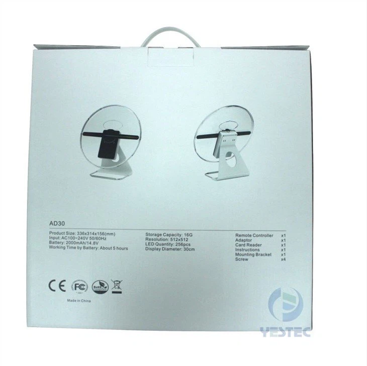 led fan hologram